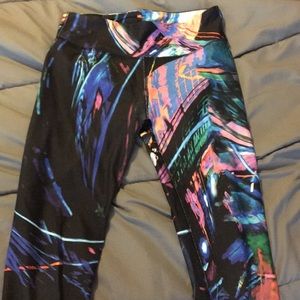 Multi color Fabletics leggings small